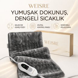 Elektrikli Isıtmalı Ped 60x30 cm
