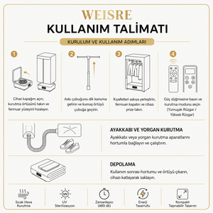 Akıllı Ayakkabı Kurutma ve Havalandırma Cihazı - görsel 8