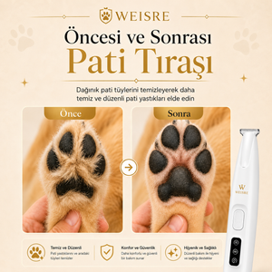2'si 1 Arada Sessiz Pet Tıraş Makinesi - görsel 3