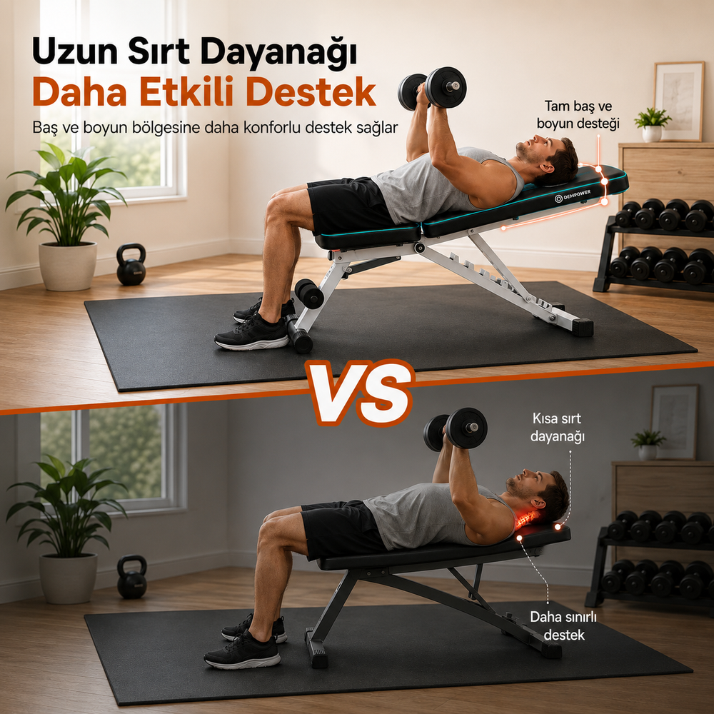 Katlanabilir Ayarlanabilir Ağırlık Sehpası - görsel 1