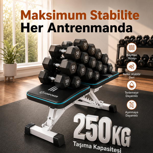 Katlanabilir Ayarlanabilir Ağırlık Sehpası - görsel 8