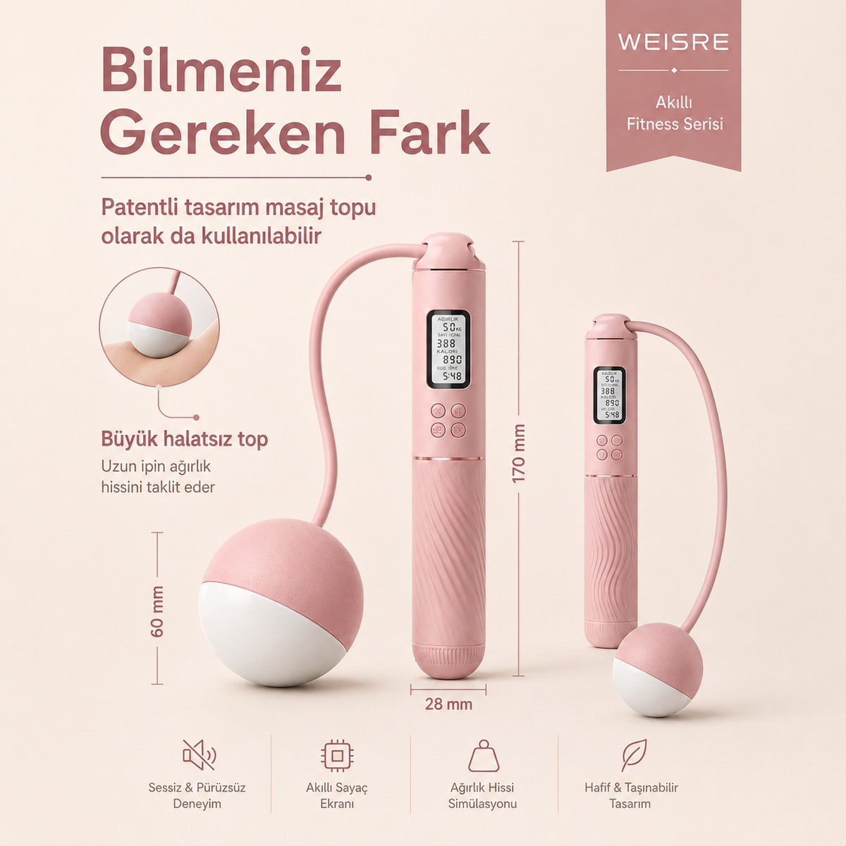 Dijital Sayaçlı Atlama İpi - görsel 2